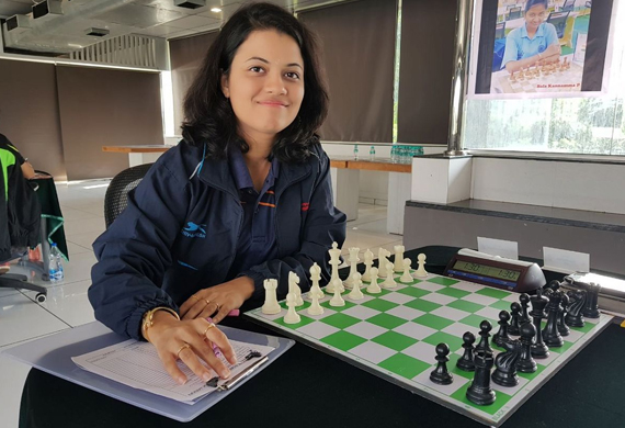 Chess Player Bhakti Kulkarni Takes the Lead at 49th National Women's R7 2023