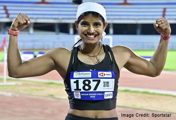 Ancy Sojan clinches Gold in Long Jump at Grand Prix Athletics, Bengaluru