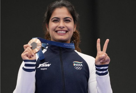 Paris Olympics 2024: Manu Bhaker wins Bronze; becomes 1st Indian Female to Win Shooting Medal