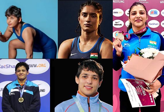 5 Indian Women Wrestlers to Compete at Paris 2024 Olympics