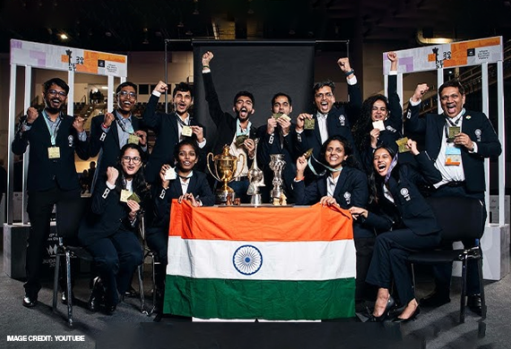 In a Historic Win Indian Women's & Men's Team Bring Home Gold at 45th Chess Olympiad