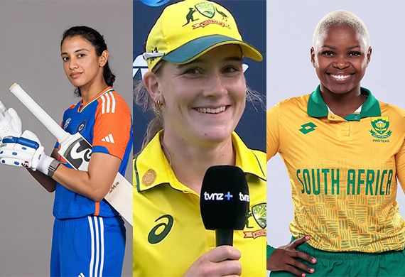 Smriti, Annabel & Nonkululeko Nominated for ICC Women's Player of the Month Title