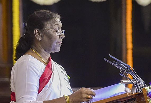 President Draupadi Murmu to visit Madhya Pradesh 