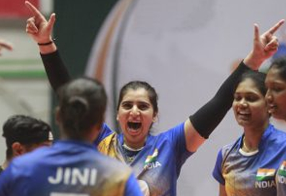 4th AVC Women Challenger Cup 2023: Indian Senior Women's Volleyball Team Defeats Formidable Australian Team