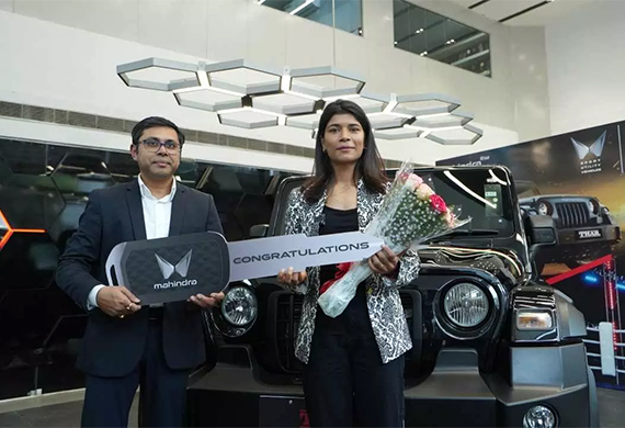 Nikhat Zareen Honored with Mahindra Thar for Remarkable Victory at IBA Women's World Boxing Championships