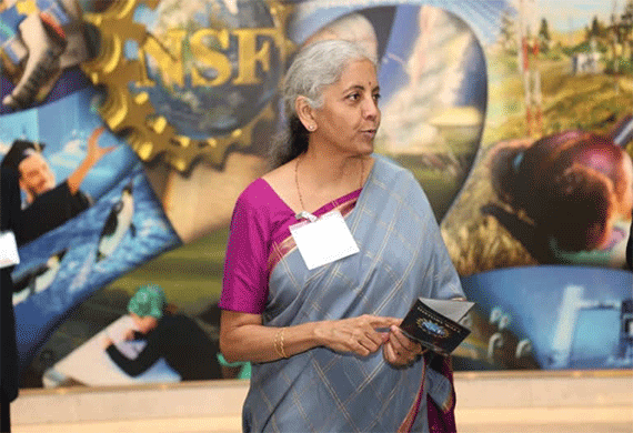 Union Finance Minister Sitharaman Visits National Science Foundation in Washington