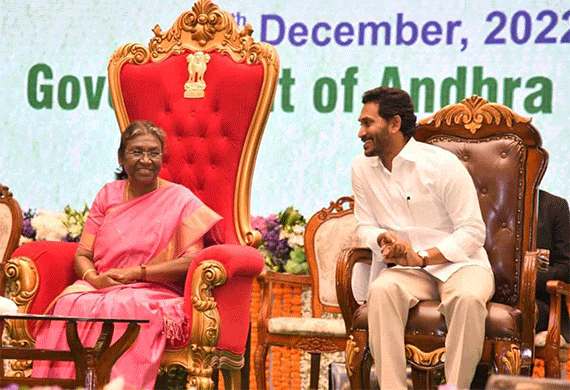 President Droupadi Murmu calls AP an 'Exemplary State In Terms Of Sensitivity Towards Women'