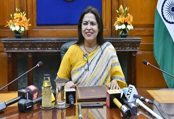 Minister Meenakshi Lekhi Praises Women Officers For Their Role In Nation Building