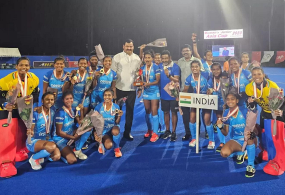 In a First India Wins Women's Hockey Junior Asia Cup 2023 Title in Japan