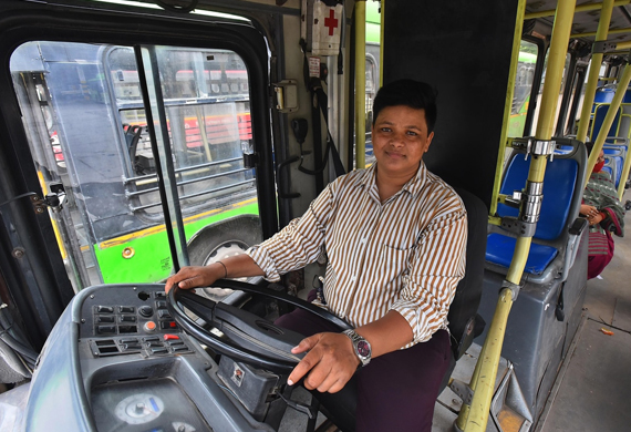 Women to Drive Delhi Buses by April