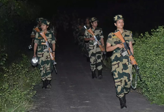 Women BSF Troops Fortify Indo-Pak Border Ahead of Independence Day