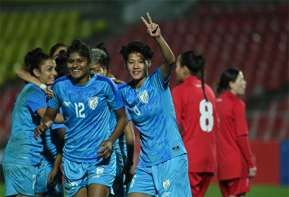 Indian women's Football Teamlooks to Defeat Kyrgyzstan