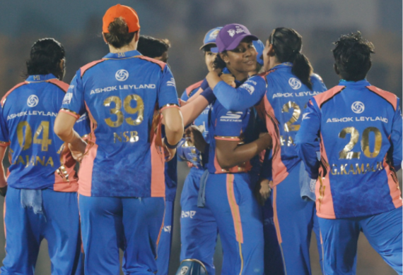 TATA WPL 2025: Mumbai Indians storms into Finals; Defeat GG by 47 runs