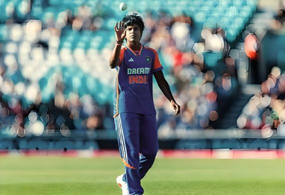 Arundhati's 4/22 leads India to 21-run win over Australia in T20I Arundhati's 4/22 leads India to 21-run win over Australia in T20I