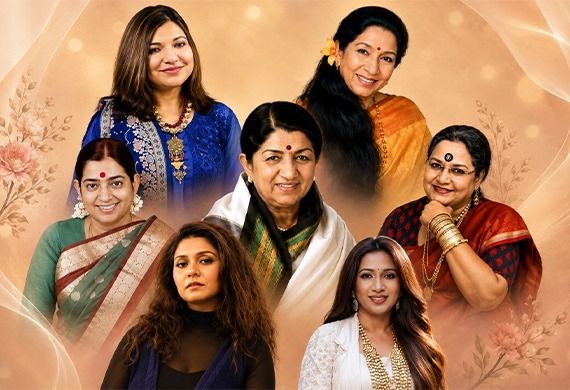 7 Timeless Female Indian Playback Singers who Defined Their Era