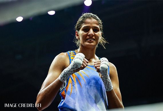 Jaismine Lamboria Reaches CWG Semis, Assures India's 10th Medal Jaismine Lamboria Reaches CWG Semis, Assures India's 10th Medal
