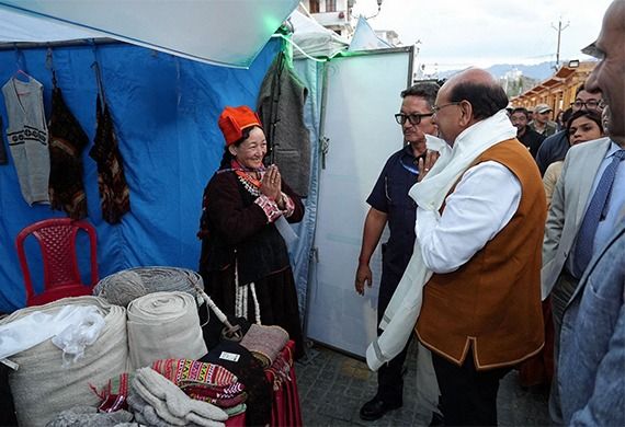 SARAS Mela Boosts Market Access for Ladakh's Women SHGs SARAS Mela Boosts Market Access for Ladakh's Women SHGs