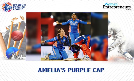 Purple Cap holder Amelia Kerr takes Highest 18 Wickets during the Tournament