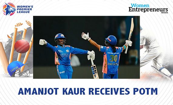 Amanjot Kaur wins 'Player of the Match' title; Offers all-round Performance 3/22 & 34* off 27