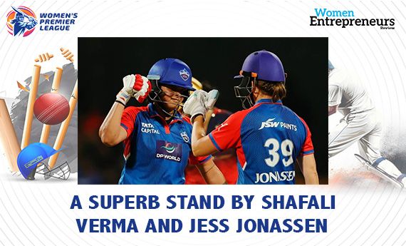 Shafali Verma and Jess Jonassen’s solid partnership crossed 100 runs leading DC toward victory